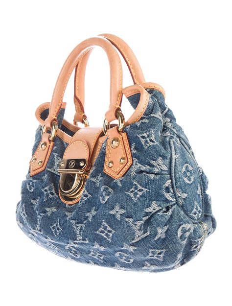 lv denim bag 2024|louis vuitton pleaty denim bag.